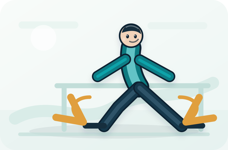 Supported weight shifts illustration